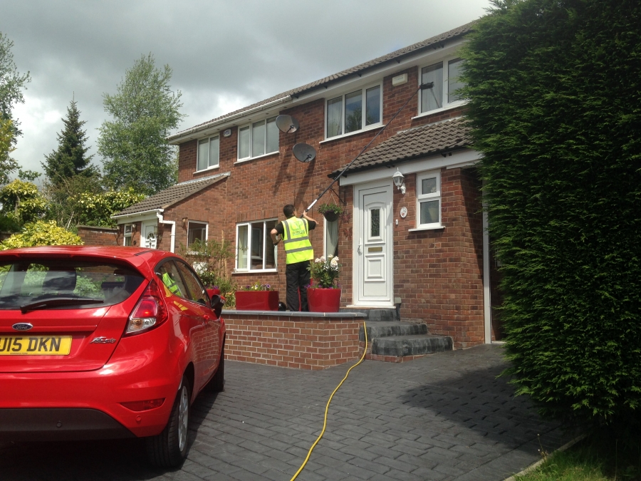 High Reach Window Cleaner in Sale Manchester