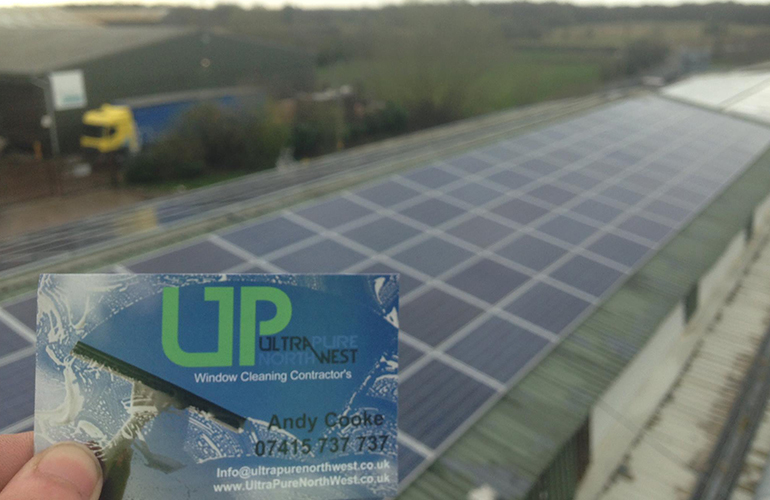 Commercial Solar Panels Cleaning